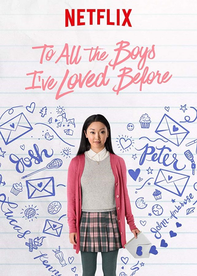 Above is the picture of the Netflix promo for the movie To All the Boys Ive Loved Before.