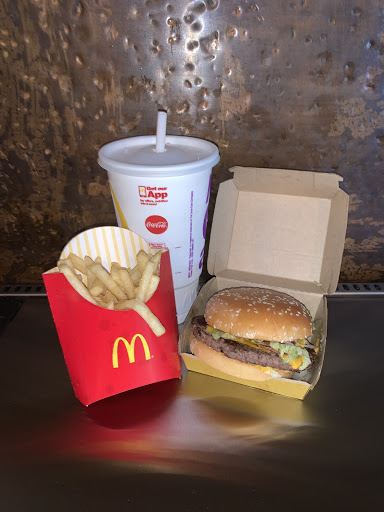 The Travis Scott Meal, available at all McDonald' except those in Hawaii and Alaska until Oct. 4. The meal includes a burger, fries, and a Sprite.
