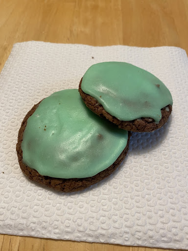Double Fudge Mint Cookies
