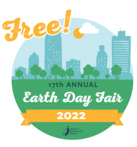 A promotional graphic for the Earth Day fair (featured above) hosted at the Winston-Salem Fairgrounds.